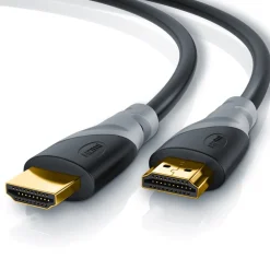 CSL HDMI-Kabel 2.0b, 4K UHD, Full HD, 3D, 3-fach geschirmt, High Speed mit Ethernet, HDMI Typ A  - 12,5m Best