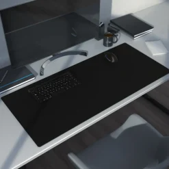 CSL Mauspad, Schreibtischunterlage XXL, Elegante Leder Optik, Mousepad 900 x 400 mm, schwarz Best