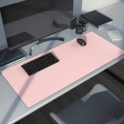 CSL Mauspad Schreibtischunterlage XXL Format Elegante Leder Optik  / 900 x 400 mm Mousepad