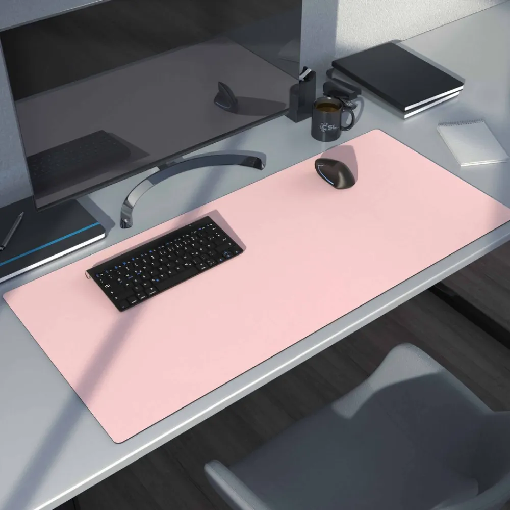 CSL Mauspad Schreibtischunterlage XXL Format Elegante Leder Optik / 900 x 400 mm Mousepad