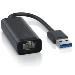 Netzwerkadapter USB 3.0 Typ A Stecker auf RJ-45 Gigabit Ethernet Buchse, externe Netzwerkkarte ^ CSL Hot