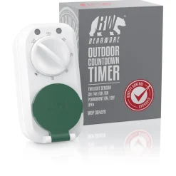 Outdoor Countdown Timer mit Dämmerungsschalter - Zeitschaltuhr mit Schutzkappe ^ CSL Outlet