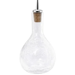 ich-zapfe Dash-Bottle, Bitterflasche - Craquelé Glas mit verchromten Ausgiesser Best