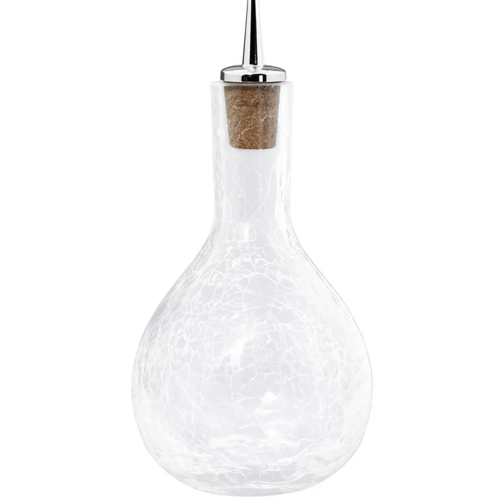 ich-zapfe Dash-Bottle, Bitterflasche - Craquelé Glas mit verchromten Ausgiesser Best