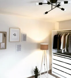 B.K.Licht Deckenleuchte Design schwarz Best