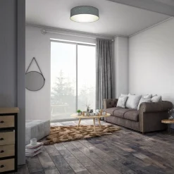 Deckenleuchte, grau, 2xE27 max. 40W exkl. ^ B.K.Licht Outlet