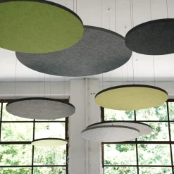 LAUTLOZ Deckensegel-Set ceiling round Deckenträger Farbe: , Größe: lichtgrau Hot