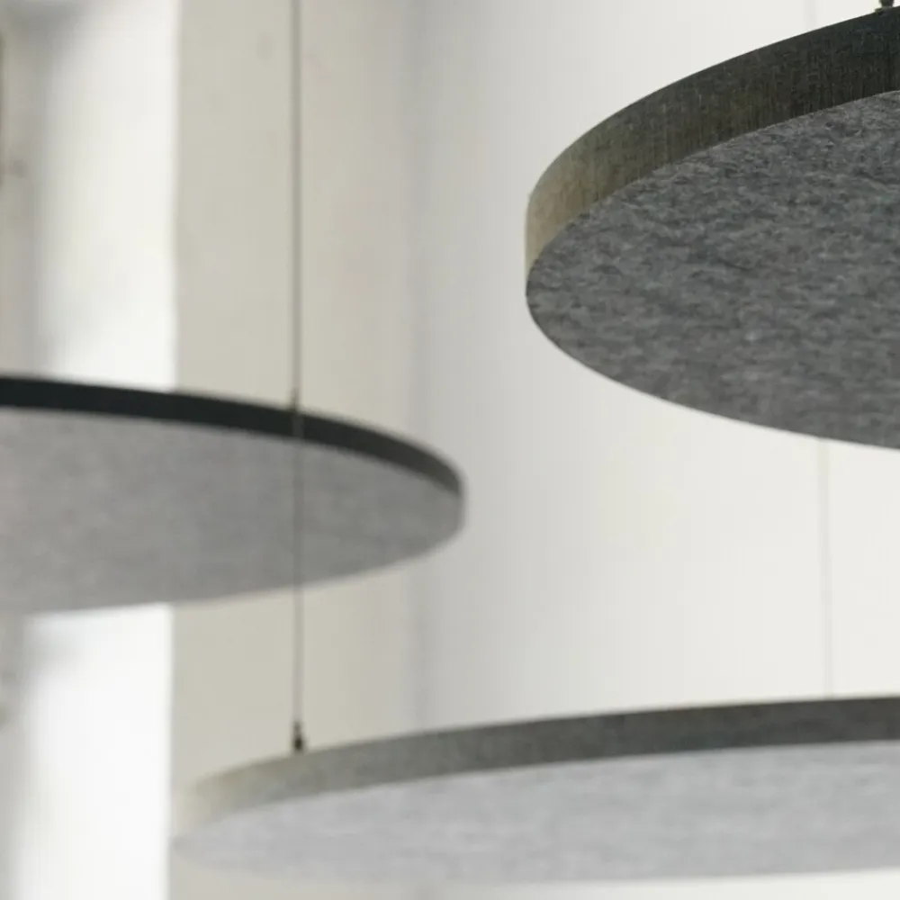 LAUTLOZ Deckensegel-Set ceiling round Deckenträger Farbe: , Größe: lichtgrau Hot