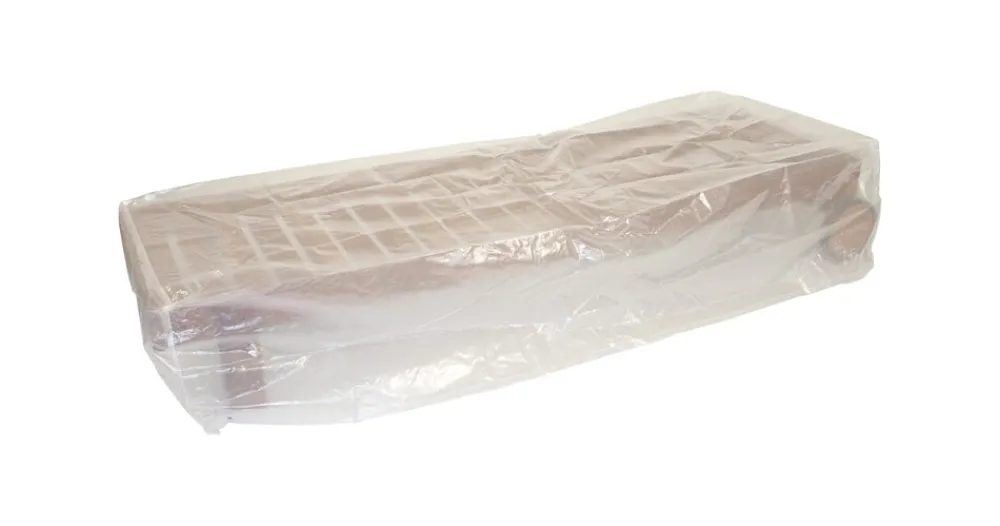 Abdeckhaube Sonnenliege 200x75cm, PE transparent ^ DEGAMO Clearance