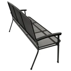 Bank RIVO 3-sitzer, Streckmetall eisengrau ^ DEGAMO Clearance