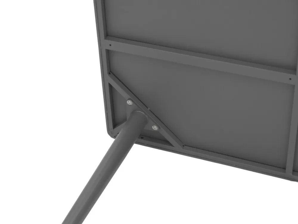 Tisch DENVER 100x160cm, Metall anthrazit ^ DEGAMO Outlet