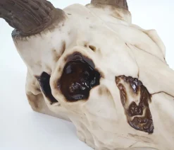 Deko Skull 58cm, Polyresin Hirschgeweih Kopf Trophäe, In-/Outdoor ^ MCW Online