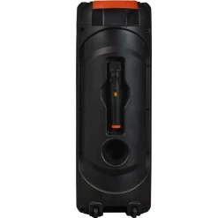 BPS-459 Bluetooth Party-Lautsprecher–2x 200W, Mikrofon, schwarz ^ Denver Discount