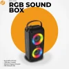 Denver BTV-230 Bluetooth Party Lautsprecher, 2x 50W (Stereo) mit LEDs New