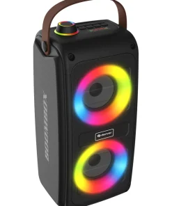 Denver BTV-230 Bluetooth Party Lautsprecher, 2x 50W (Stereo) mit LEDs New
