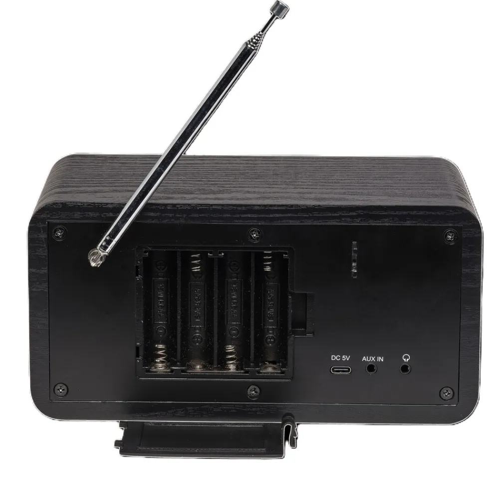 DIR-200 Internetradio–mit Dual-Alarm-Wecker, Bluetooth, schwarz ^ Denver Hot