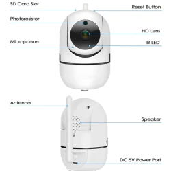 Denver Indoor WiFi-Cam 1MP IIC-172 Hot