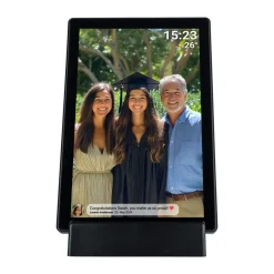 Denver PFF-1070B Digitaler Bilderrahmen | 10,1'' HD IPS Touchscreen,16 GB Speicher, FRAMEO-Software & integriertem Akku Sale