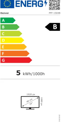 PFF-1504B WiFi Frameo Digitaler Bilderrahmen (15,6