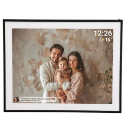 PFF-1970 digitaler Bilderrahmen – 19", Frameo, 32GB, schwarz ^ Denver Hot
