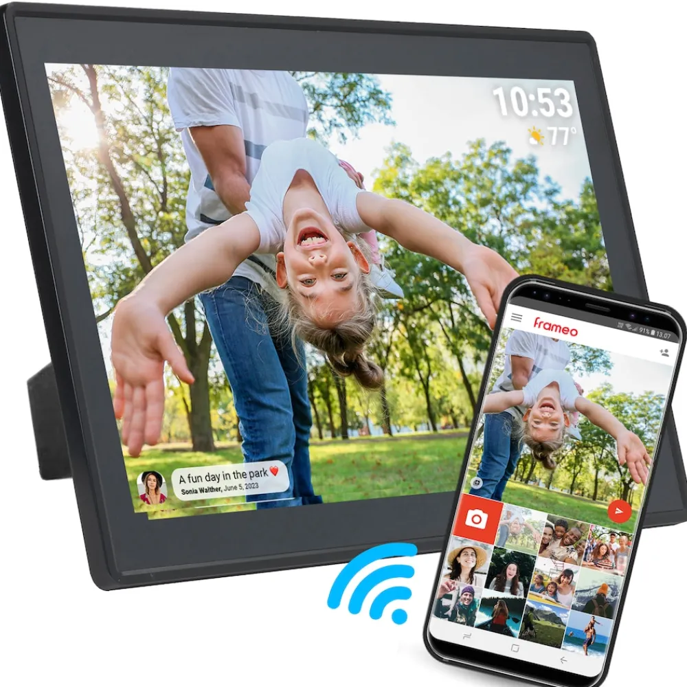 PFF-1515 Digitaler WLAN-Bilderrahmen– 15.6" Touchscreen, ^ Denver Best