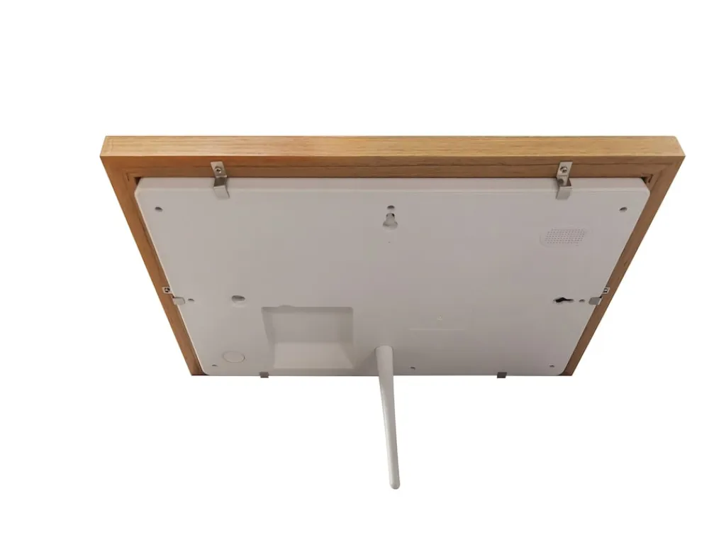 PFF-1543 WiFi Bilderrahmen –15,6" IPS, Frameo, Holz hellbraun ^ Denver Hot
