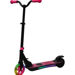 SCK-5500P Kinder E- Scooter pink (ab 6 Jahren, max. 10 km/h, bis zu 6 km, Tragfähigkeit 50kg, IPX4,) ^ Denver Discount