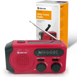 SCR-2010 rot Solar-Kurbelradio ^ Denver Online