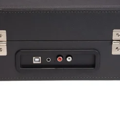 VPL-130 Plattenspieler mit integriertem Lautsprecher, schwarz ^ Denver Outlet