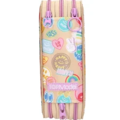 3-Fach Federtasche GIRL POWER inkl. Stifte TOPModel 7,5 x 13 x 20 cm ^ Depesche Clearance
