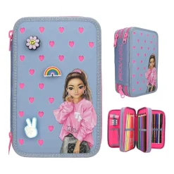 3-Fach Federtasche mit Silikon-Pins TOPModel 7,5 x 13 x 20 cm ^ Depesche Hot