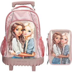 Depesche Schul-Set Trolley DOTS TOPModel 2er Set rosa New