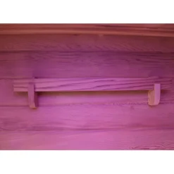 ® Infrarotkabine Infrarotsauna TORONTO 152cm x 152cm inkl. 6 Vollspektrumstrahler, 3 Karbonstrahler, Farblicht ^ Dewello
