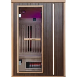 Infrarotkabine Infrarotsauna MELVILLE 130cm x 105cm ^ Dewello