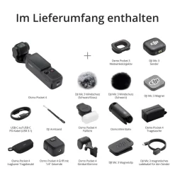 Gimbal Osmo Pocket 4 Creator Combo (Produkt aktuell ausverkauft) ^ DJI Best