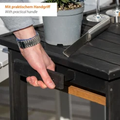 Dobar BBQ-Trolley Edelschwarz Outlet