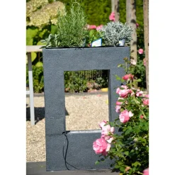 96110e Design-Gartenbrunnen mit Pflanzoption ^ Dobar Outlet