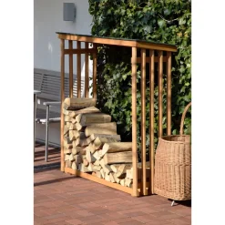 Dobar 56090e Kaminholzregal XL, 140x50x143cm Best