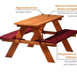 Dobar 94353FSC Kinder-Sitzbank, 89x79x50 cm Hot