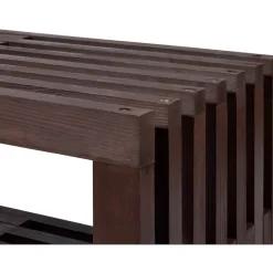 Dobar Gartenbank mit Kaminholztisch