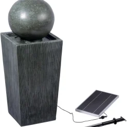 Gartenbrunnen „Apollon“ mit Solar-Panel Wasserspiel Brunnen ^ Dobar Clearance