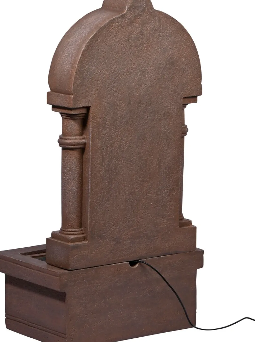 Dobar Gartenbrunnen „Poseidon“ mit Solar-Panel Wasserspiel Brunnen Clearance