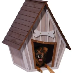 große Hundehütte mit entfernbarem Boden | ca. 90x77x109 cm ^ Dobar Online