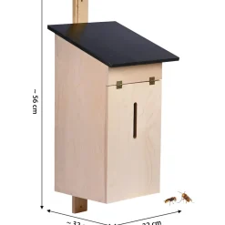 Dobar Hornissenkasten mit braunem Dach Clearance