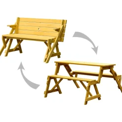 Dobar 2in1 Picknicktisch und Sitzbank Clearance