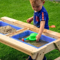 Kinder Picknicktisch inkl. Matschkiste ^ Dobar Hot