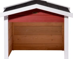 Dobar Mährobotergarage, Holz, rot New