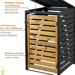 Mülltonnenverkleidung 120 L, ^ Dobar New