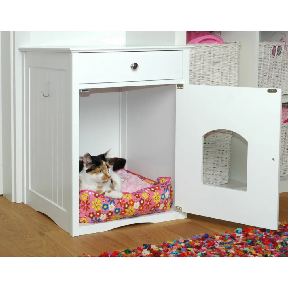 Dobar "Mohrle" Designer-Katzenschrank weiß Online