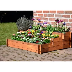 Dobar Peru 3-Etagen-Hochbeet, 100x36x88cm, inkl. Pflanzfolie Outlet
